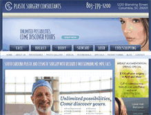 Tablet Screenshot of plasticsurgerysouthcarolina.org